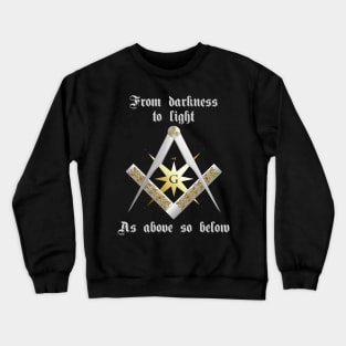 Masonic Symbol Square & Compasses Crewneck Sweatshirt